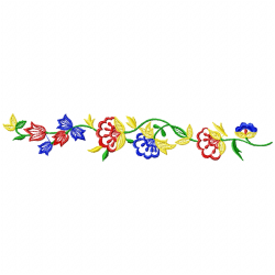 Flowers And Tree Embroidery Design 10 Flowers And Tree Embroidery Design 10